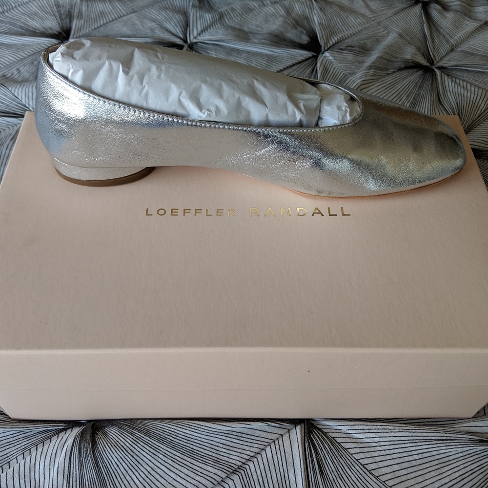 Loeffler Randall Silver Gwen Shoes